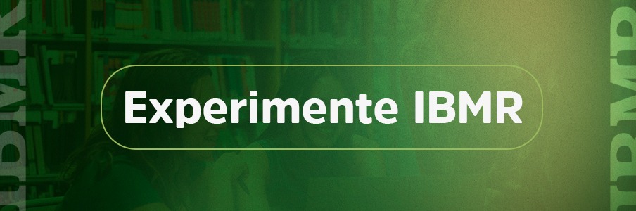 Arte Banner do evento Experimente IBMR