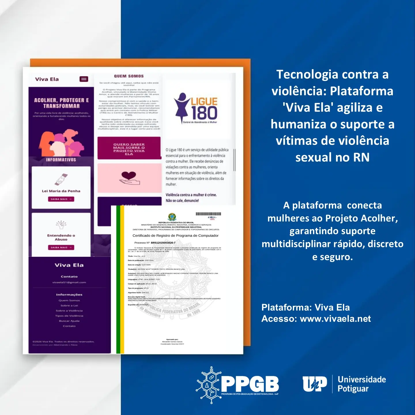Doutoranda do PPGB-UnP desenvolve plataforma para acelerar e humanizar o atendimento a mulheres vítimas de violência sexual no RN