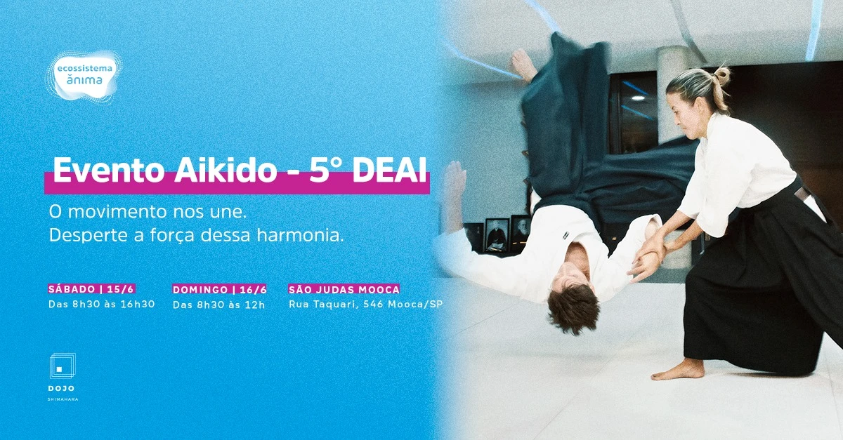 São Judas sedia evento de aikido com aulas experimentais gratuitas