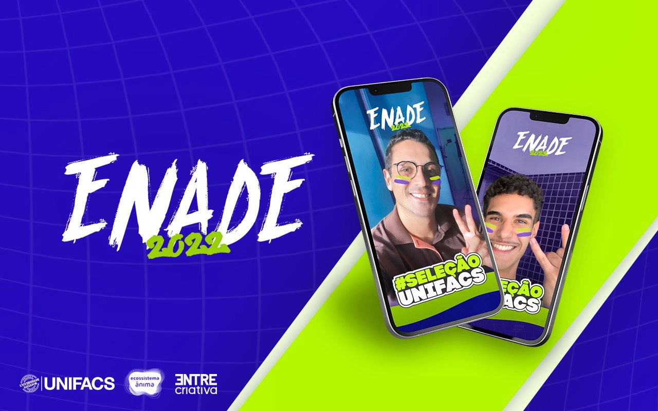 ENADE: UNIFACS lança filtro no Instagram para homenagear alunos enadistas; saiba como usar
