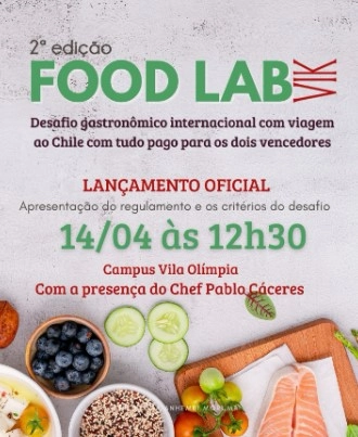 AMO Gastronomia: 2ª edição do Food LAB vai começar!