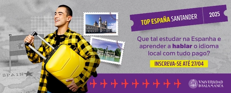 Aberta inscrição para o programa de bolsas Santander Top España 2025