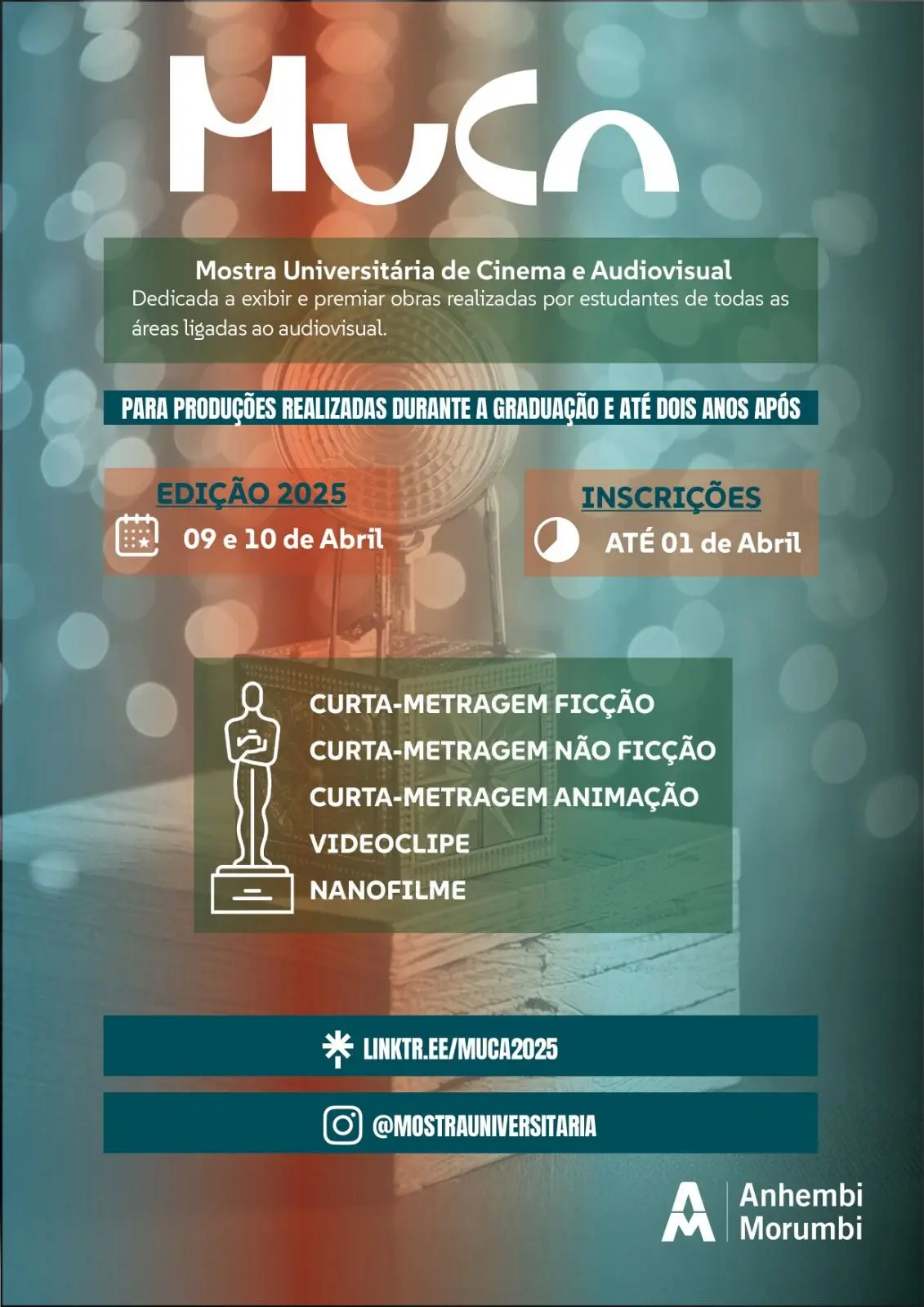 “MUCA” – 1ª Mostra Universitária de Cinema e Audiovisual da AMO