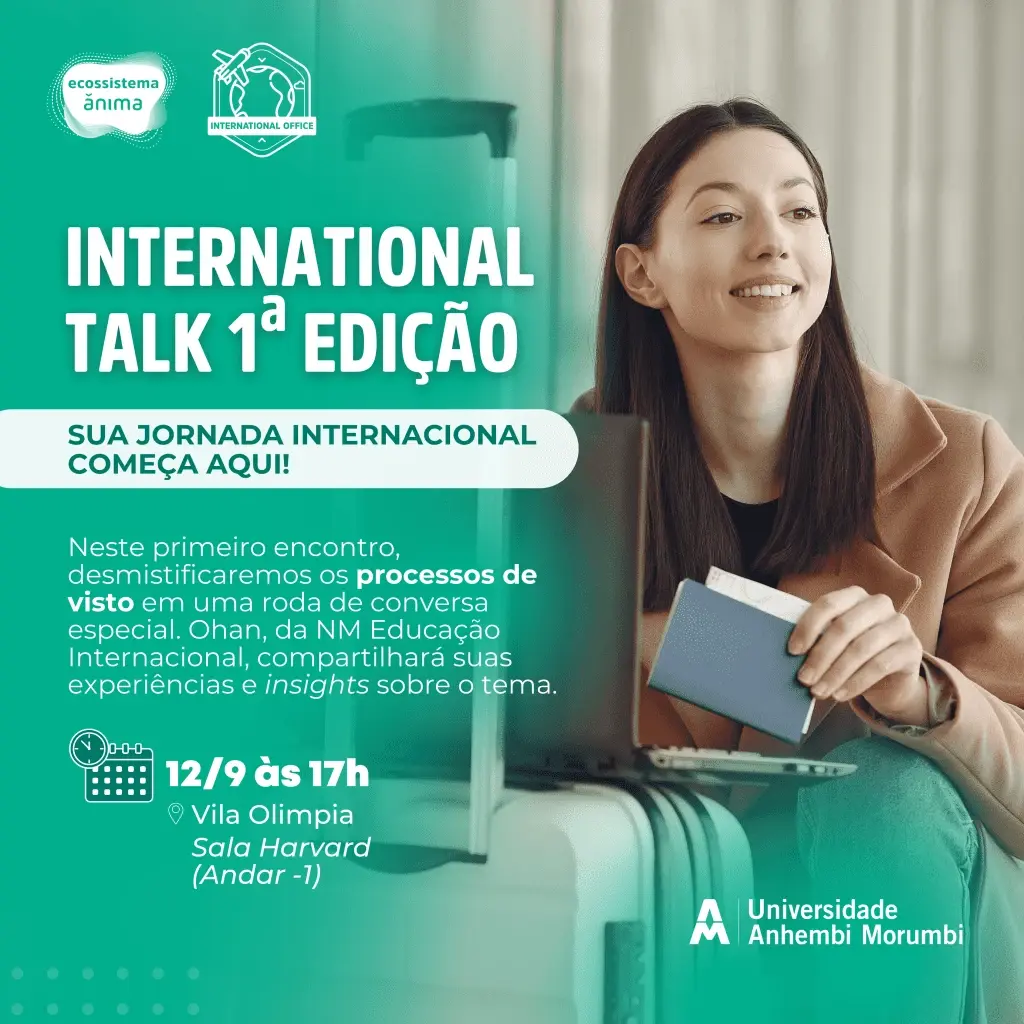 Participe da 1ª edição do International Talk