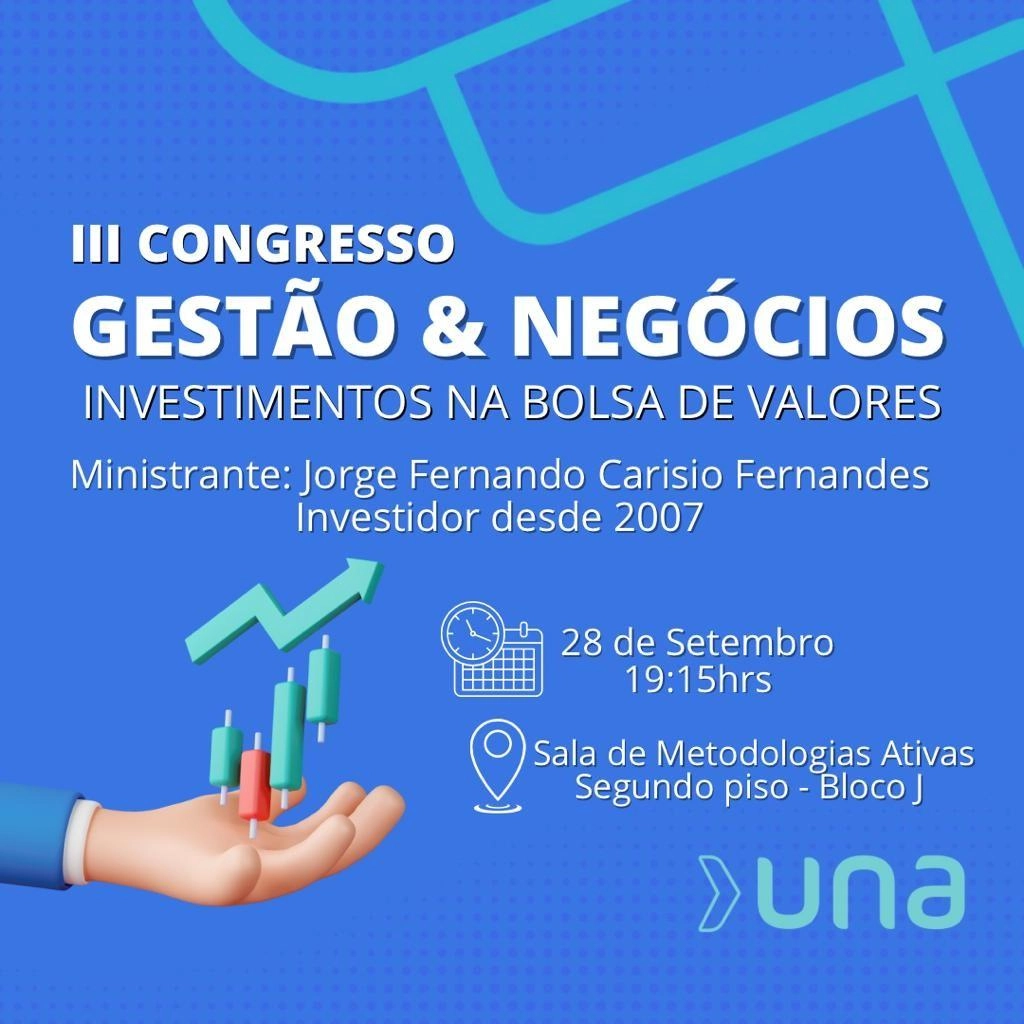 Congresso de Gestão e Negócios promove palestra sobre investimentos na bolsa de valores em Catalão