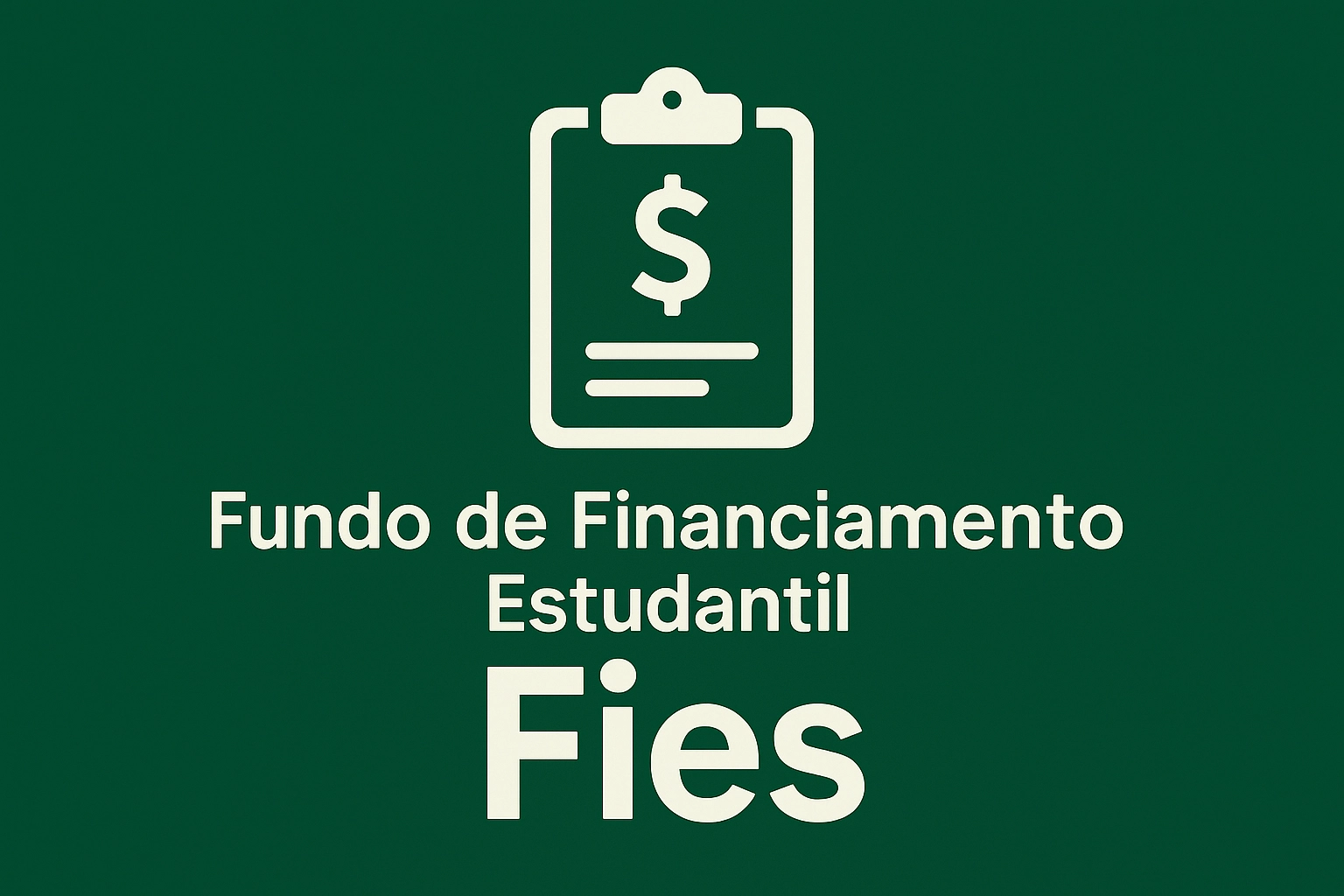 FIES (Fundo de Financiamento Estudantil)