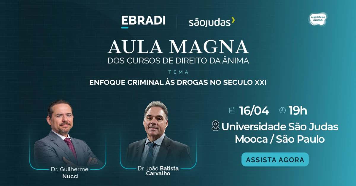 Aula Magna debate os desafios do tratamento jurídico-penal das drogas no século XXI
