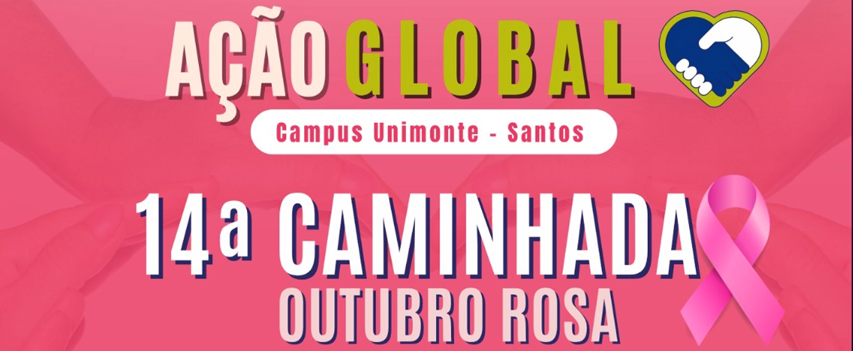 14ª Caminhada Outubro Rosa une conscientização, saúde e solidariedade em Santos