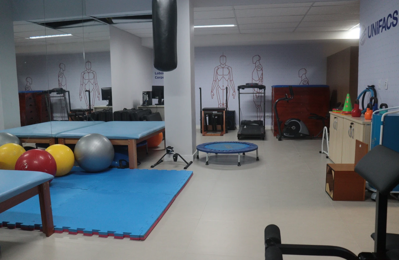 Laboratório de fisioterapia e exercício