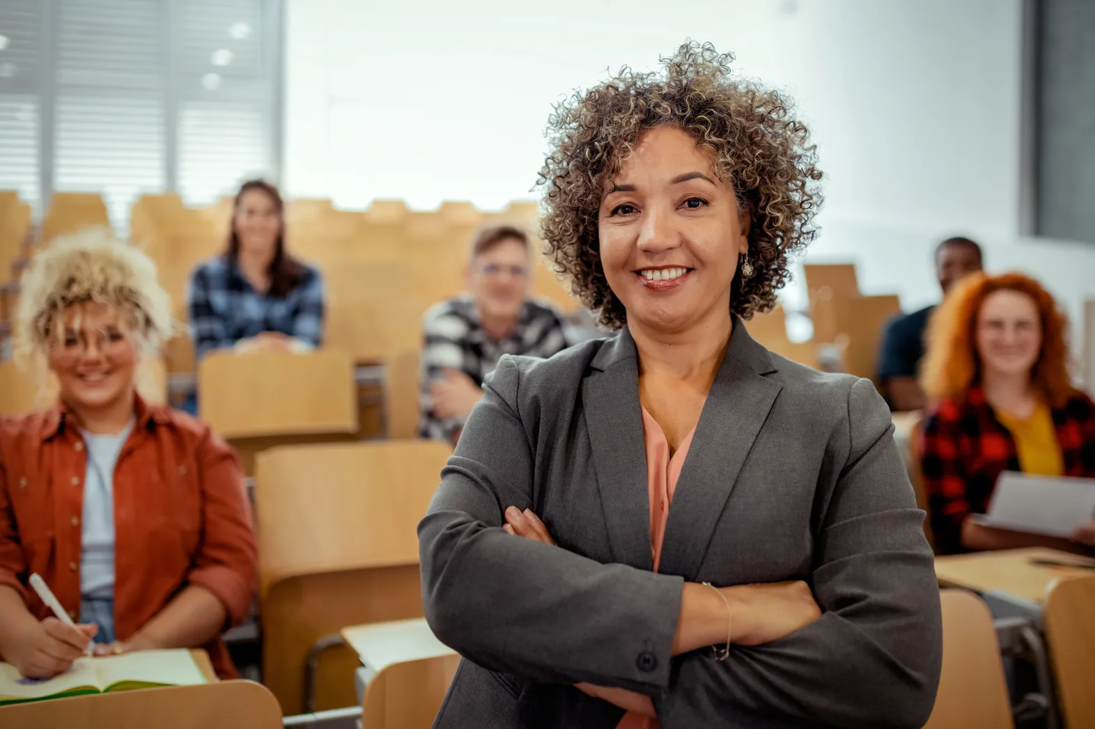She's dedicated to her students