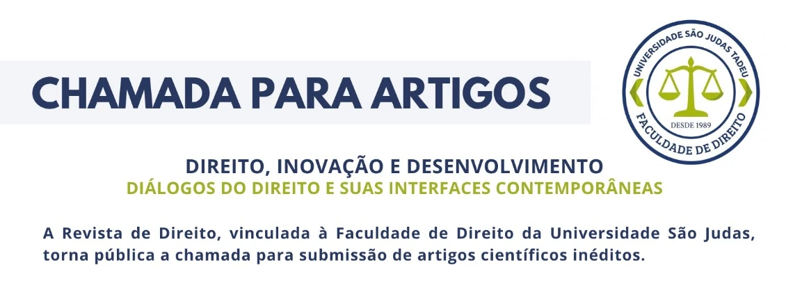 Revista de Direito da São Judas abre chamada para submissão de artigos científicos inéditos